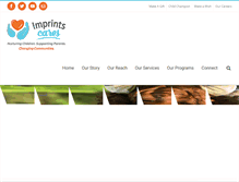 Tablet Screenshot of imprintscares.org